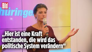 Wahl in Thürungen Sahra Wagenknecht nach BSWErfolg [upl. by Justine63]