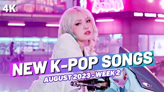 NEW KPOP SONGS  AUGUST 2023 WEEK 2 [upl. by Lanos626]