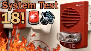 Simplex Voice Evacuation amp EAS  Speaker Fire Alarm System Test 18 [upl. by Notyalk960]