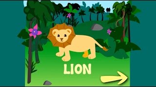 African animals  Early learning  Educational game  Video for kids [upl. by Ennaej]