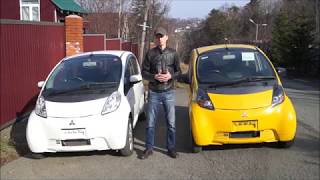 Сравнение Mitsubishi I MIEV с батареями 16 кВт и 10 кВт [upl. by Sufur]