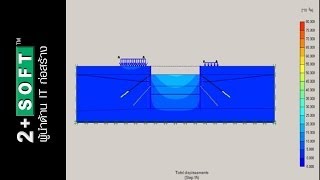 สาธิตการใช้โปรแกรมวิเคราะห์งานดินและหิน PLAXIS 2D [upl. by Subocaj]