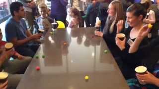 Pom Pom Minute to Win it game [upl. by Ahsenav]