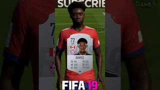 Alphonso Davies FIFA evolution 1824 shorts eafc24 fc24 fifa davies alphonsodavies bayern [upl. by Arabela]