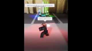 Duel of the fates in roblox qui gon and obi wan vs maul [upl. by Jessamyn]