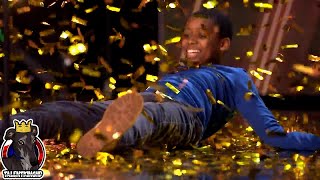 Malakai Bayoh Pie Jesu Simon Cowell Golden Buzzer Full Performance  Britains Got Talent 2023 [upl. by Atiluj]