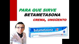 BETAMETASONA Para que Sirve Antiinflamatorio y antialérgico efectos secundarios [upl. by Atires]