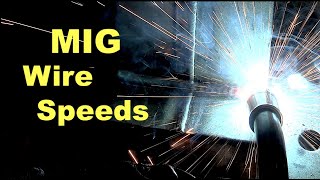 PrimeWeld MIG 180 Wire Speed Settings [upl. by Maxi310]