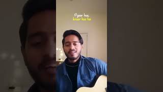 Bekarar Karke Hame Yuh Na Jaiye x Pyar Hua  Cover Song  Vishal Pundhir  Shorts [upl. by Amlev]