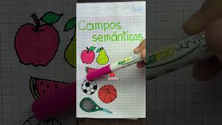 Campos semánticos youtubeshorts educación aprendizaje shortvideo ortografia español shorts [upl. by Polloch]