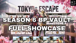 CODM Next Season 6 BP Vault  Tokyo Escape Battle Pass  Full Showcase  COD MOBILE [upl. by Pich]