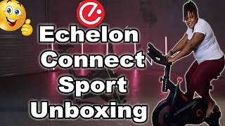 Echelon Connect Sport Spin Bike Unboxing and Setup🇯🇲 YardieGirl ShanaDiYardieGirl [upl. by Nitas]