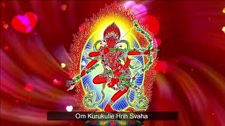 1 Hour❤ Kurukulla Mantra Om Kurukulle Hrih Soha  Red Tara Bodhisattva Mantra ❤ [upl. by Larue5]