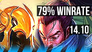 AZIR vs YASUO MID  79 winrate Dominating  KR Master  1410 [upl. by Reo]