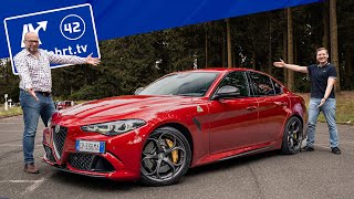 2023 Alfa Romeo Giulia Quadrifoglio Facelift mit 520 PS  Kaufberatung Test deutsch Fahrbericht [upl. by Ahsikal]