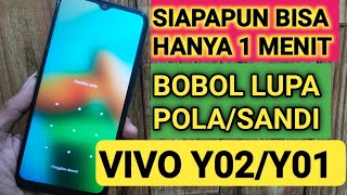 cara reset dan hapus lupa pola atau sandi Vivo y02 dan Vivo y01 [upl. by Calan]