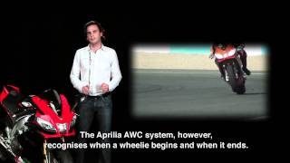 APRC Aprilia  AWC system  Aprilia Wheelie Control [upl. by Daph]