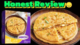 Most Hyped SABROSO Chicken Cheese Paratha Honest Review  Price Taste amp Worth It or Not [upl. by Galven]