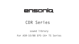 Ensoniq sound library CDR Series  DEMO [upl. by Akiwak]