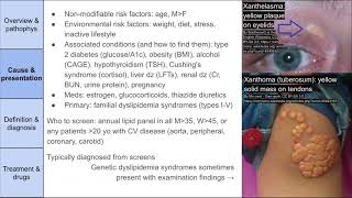 Hypercholesterolemia lipids statins etc [upl. by Nylecsoj]