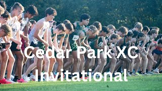 Cedar Park XC Invitational 2024  Varsity [upl. by Ymrej307]