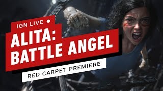 Alita Battle Angel Red Carpet  IGN Live [upl. by Attenad]