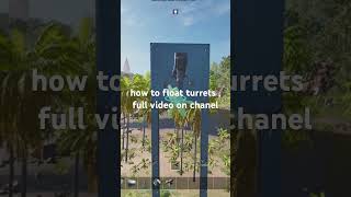 HOW TO FLOAT TURRETS ON ARK ASCENDED [upl. by Nnyl]