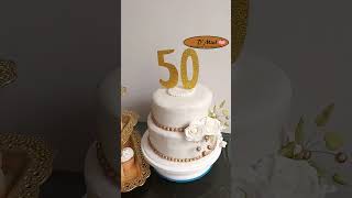 Torta Para Mujer 50 años bakerycake tortascreativas tortaspersonalizadas cakedecoratingideas [upl. by Arlin715]