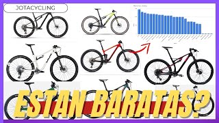 COMPARATIVA BICICLETAS MTB DOBLE SUSPENSION PRIMER PRECIO  JOTACYLCING [upl. by Gwendolin]