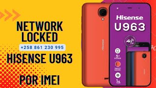 HOW TO UNLOCK NETWORK HISENSE U963 COMO DESBLOQUEAR REDE HISENSE U963 [upl. by Anilram]