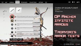 OP Archer Build with infinite arrows  Ghost of Tsushima [upl. by Raual653]