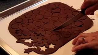 How to Make Chocolate Cutouts For Decorating [upl. by Enelra90]