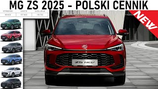 MG ZS 2025  Oficjalny POLSKI CENNIK  Prezentacja [upl. by Kotta]