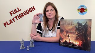 Tainted Grail The Fall of Avalon Board Game Playthrough [upl. by Latsirc]