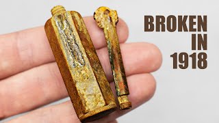 Over 100 Years Underground Broken WW1 Lighter Restoration [upl. by Manvel]