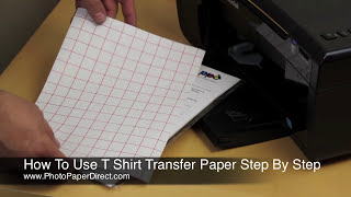 How To Use T Shirt Transfer Paper Step By Step [upl. by Ashien70]