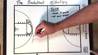 Basketball Sideline Out of Bounds Play to get 2 quick points [upl. by Kimberley]