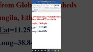 Create a study area map in ArcGIS google tutorial googlemaps map data ethiopia amsayawgenet [upl. by Eirahs]