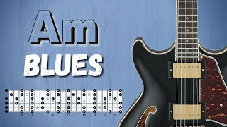 A Minor BLUES  Simple Groove Backing Track [upl. by Ariel]