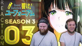 SOS Bros React  Hibike Euphonium Season 3 Episode 3  Blue Prelude [upl. by Ernestine]