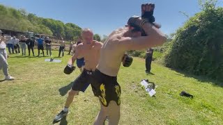 MESTRE DE KRAV MAGA DESAFIOU LUTADOR DE MMA E PASSOU VERGONHA NA FRENTE DE TODOS [upl. by Ettezzil60]