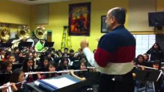 Weslaco East band clinic with David Isadore part II [upl. by Bowles]