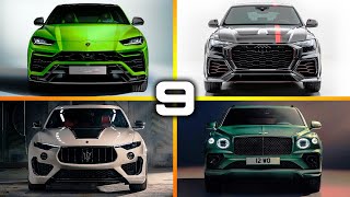 TOP 9 FASTEST SUVs IN THE WORLD 2022  YOU COULDNT SKIP [upl. by Meakem]