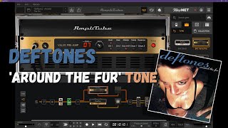 Deftones AROUND THE FUR guitar tone  AmpliTube 5 [upl. by Adnauqaj]