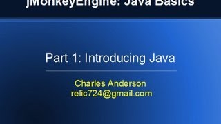 Part 1 Java Tutorial Series using jMonkeyEngine  Hello World [upl. by Nanci780]