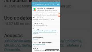 Como eliminar los datos de la aplicación servicios de Google play y ¿Por qué pesa tanto Espacio😑 [upl. by Deste]