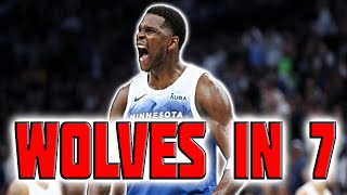 WOLVES WIN IN 7 Timberwolves anthonyedwards nba nbaplayoffs [upl. by Fritts927]