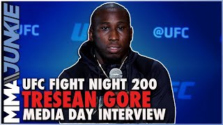 Tresean Gore doesnt care about TUF title wants UFC belt  UFCVegas47 [upl. by Elenore736]