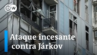 Bombardeos rusos castigan desde hace semanas a la indefensa ciudad ucraniana de Járkov [upl. by Naimad567]