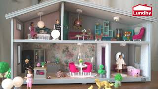 Imaginative play in Lundby dolls house [upl. by Mello]